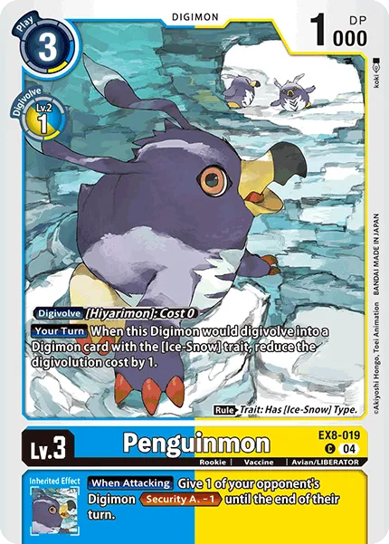 Penguinmon &mdash; Digimon Card Game card
