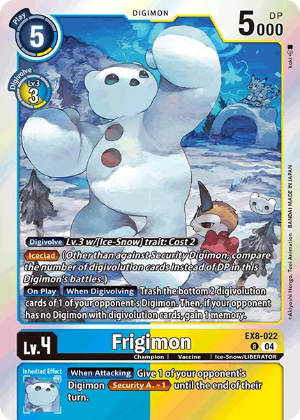 Frigimon &mdash; Digimon Card Game card