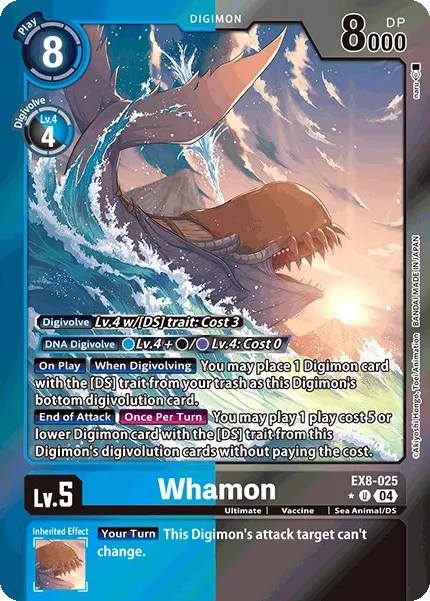 Whamon &mdash; Digimon Card Game card