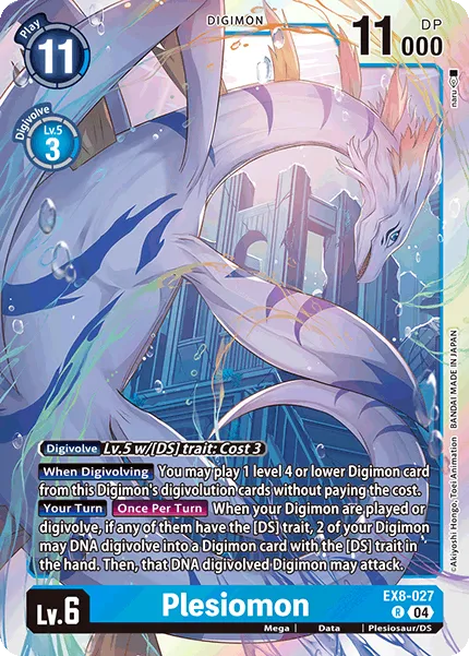 Plesiomon &mdash; Digimon Card Game card