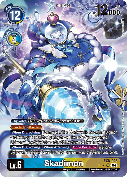 Skadimon &mdash; Digimon Card Game card