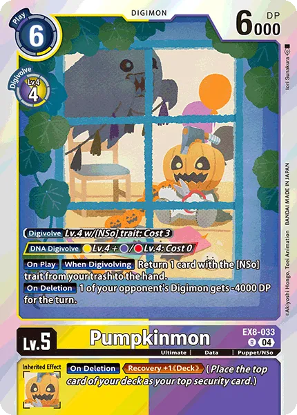 Pumpkinmon &mdash; Digimon Card Game card