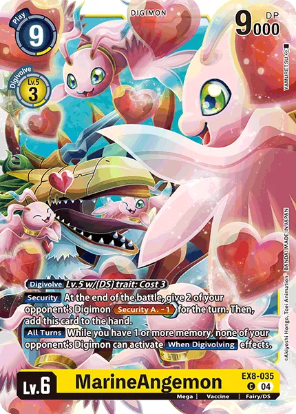 MarineAngemon &mdash; Digimon Card Game card