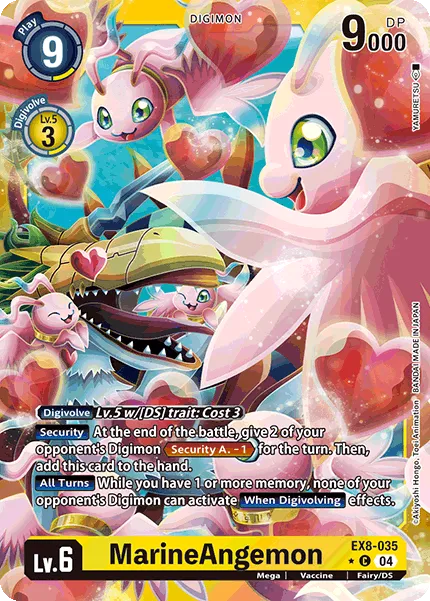 MarineAngemon &mdash; Digimon Card Game card