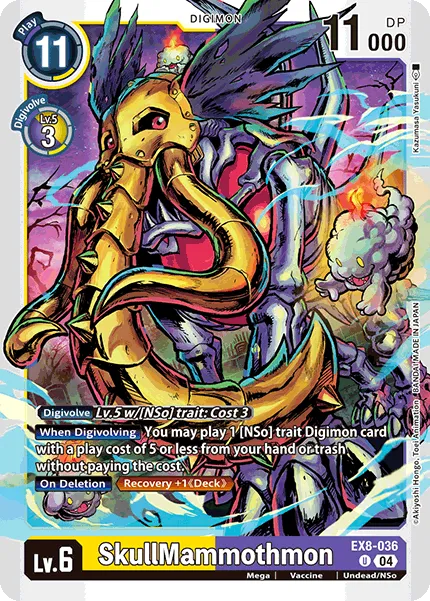 SkullMammothmon &mdash; Digimon Card Game card