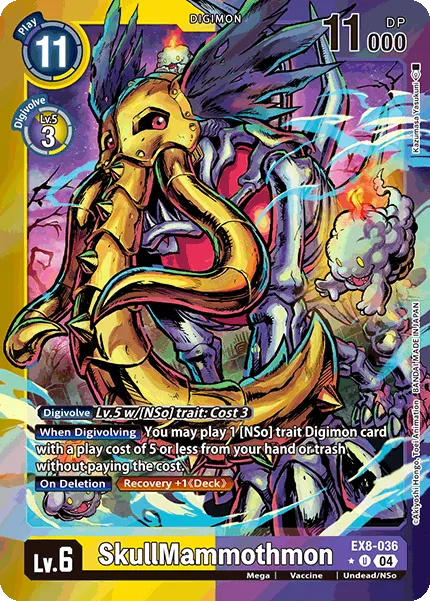 SkullMammothmon &mdash; Digimon Card Game card