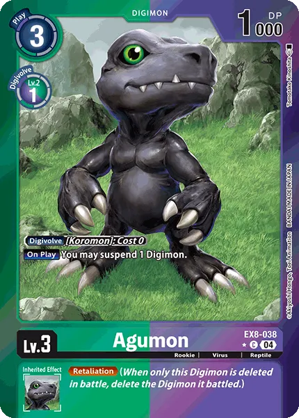 Agumon &mdash; Digimon Card Game card