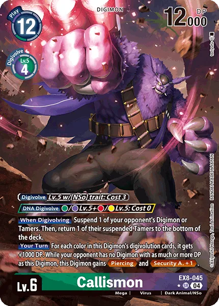 Callismon &mdash; Digimon Card Game card