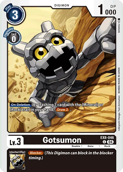 Gotsumon &mdash; Digimon Card Game card