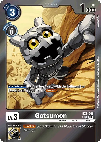 Gotsumon &mdash; Digimon Card Game card