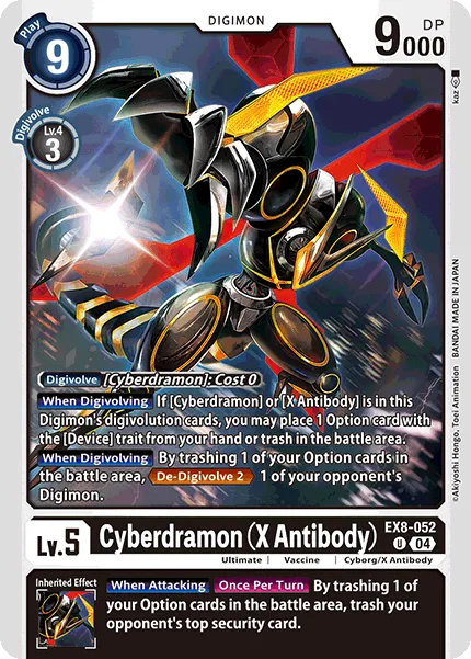 Cyberdramon (X Antibody) &mdash; Digimon Card Game card