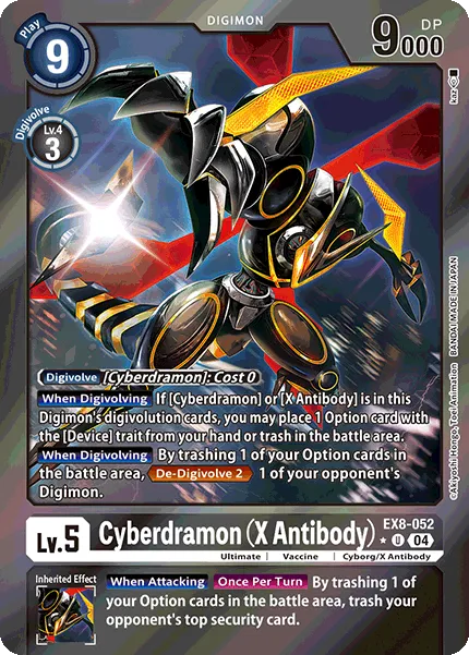 Cyberdramon (X Antibody) &mdash; Digimon Card Game card