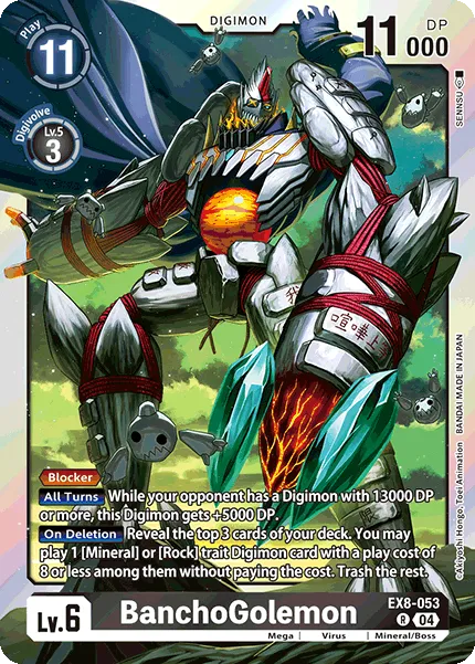 BanchoGolemon &mdash; Digimon Card Game card