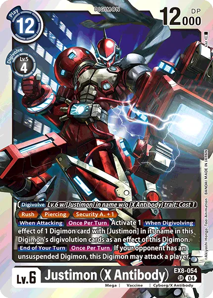 Justimon (X Antibody) &mdash; Digimon Card Game card