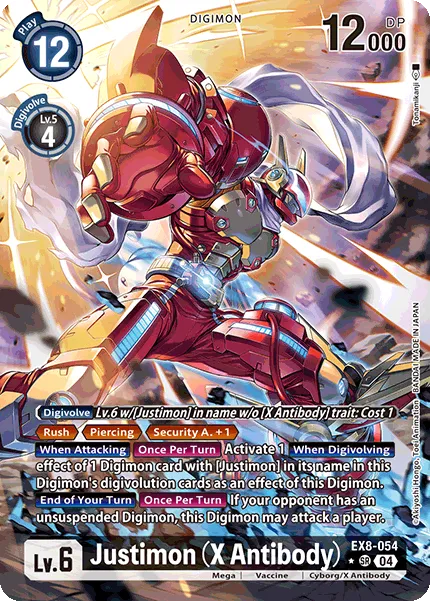 Justimon (X Antibody) &mdash; Digimon Card Game card