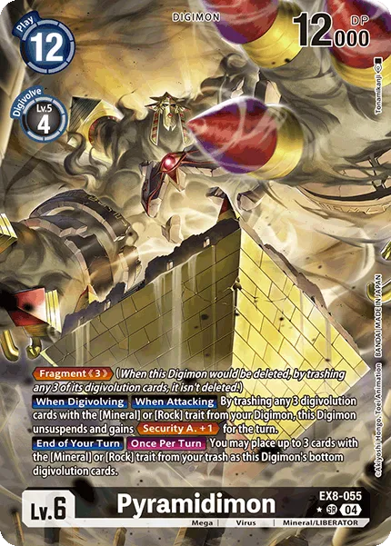 Pyramidimon &mdash; Digimon Card Game card