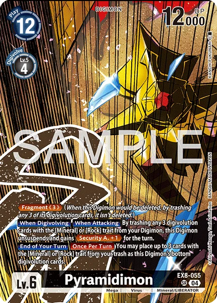Pyramidimon &mdash; Digimon Card Game card