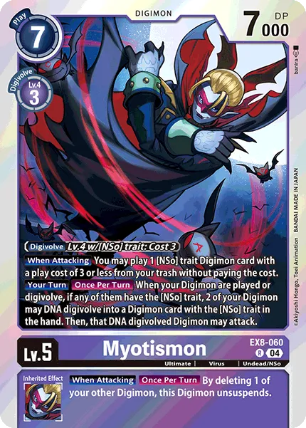 Myotismon &mdash; Digimon Card Game card