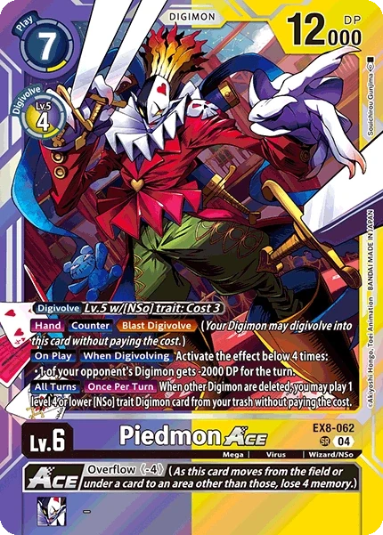 Piedmon ACE &mdash; Digimon Card Game card