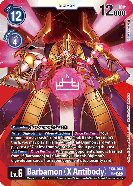 Barbamon (X Antibody) &mdash; Digimon Card Game card