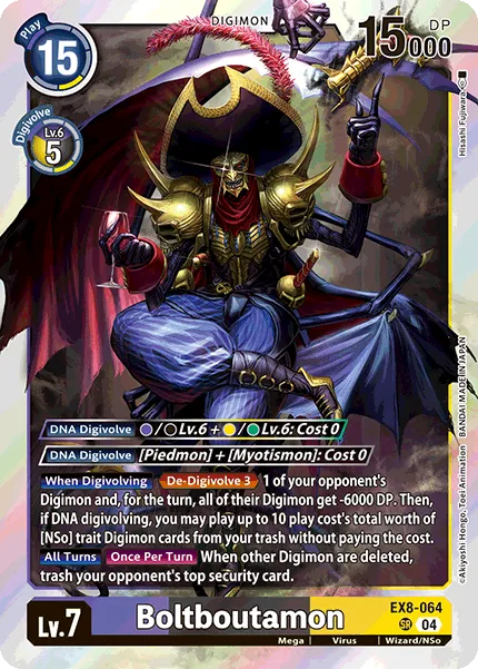 Boltboutamon &mdash; Digimon Card Game card