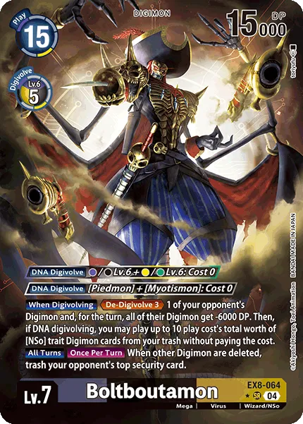 Boltboutamon &mdash; Digimon Card Game card