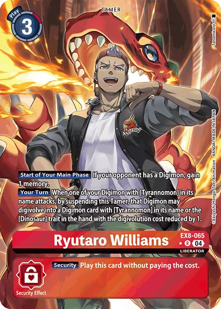 Ryutaro Williams &mdash; Digimon Card Game card