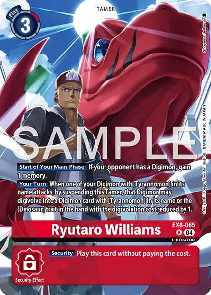 Ryutaro Williams &mdash; Digimon Card Game card