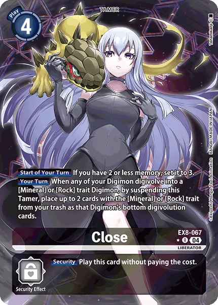 Close &mdash; Digimon Card Game card
