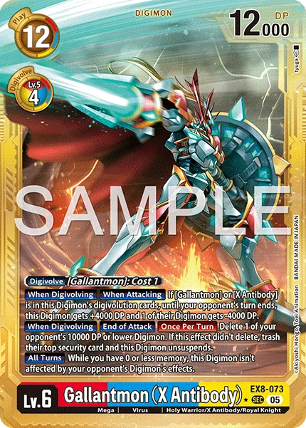 Gallantmon (X Antibody) &mdash; Digimon Card Game card