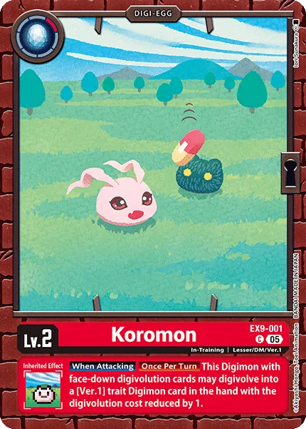 Koromon &mdash; Digimon Card Game card