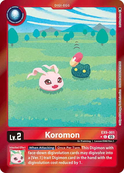 Koromon &mdash; Digimon Card Game card
