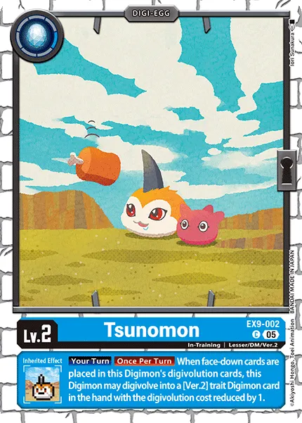 Tsunomon &mdash; Digimon Card Game card