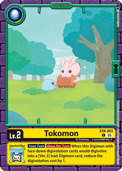 Tokomon &mdash; Digimon Card Game card