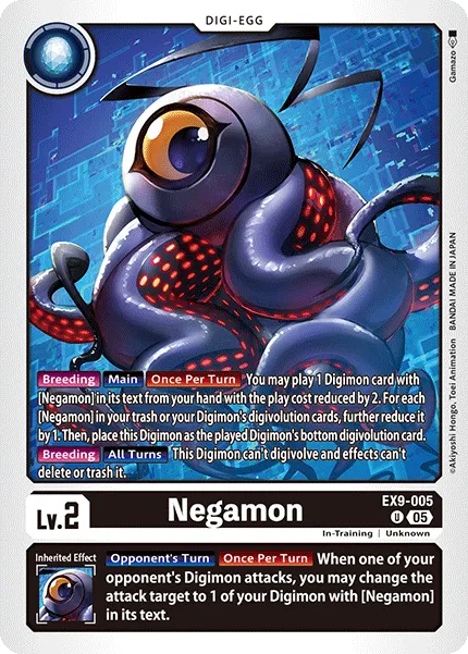 Negamon &mdash; Digimon Card Game card