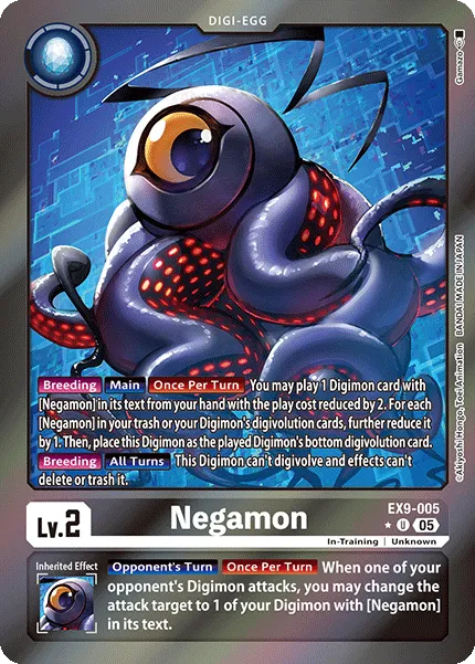 Negamon &mdash; Digimon Card Game card