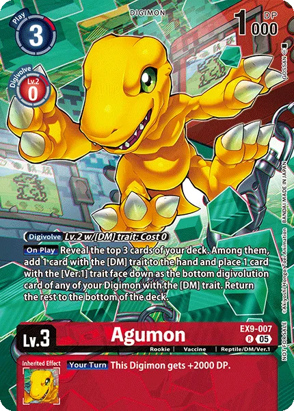 Agumon &mdash; Digimon Card Game card
