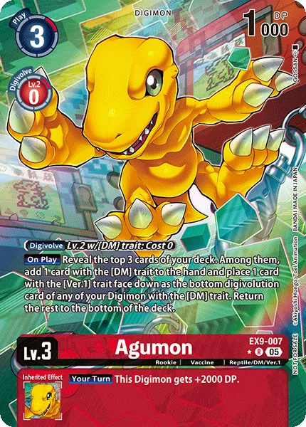 Agumon &mdash; Digimon Card Game card