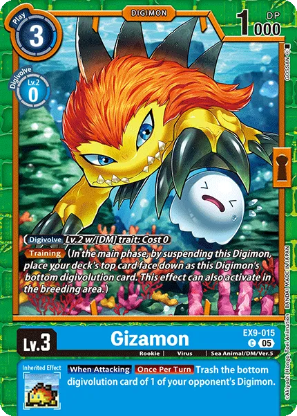 Gizamon &mdash; Digimon Card Game card