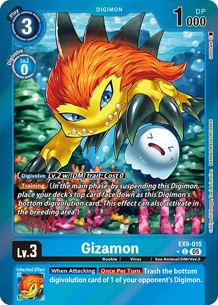 Gizamon &mdash; Digimon Card Game card