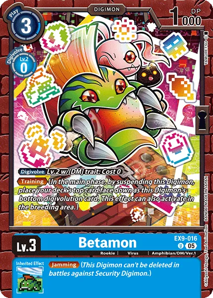 Betamon &mdash; Digimon Card Game card
