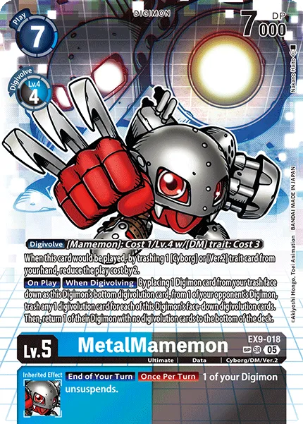 MetalMamemon &mdash; Digimon Card Game card
