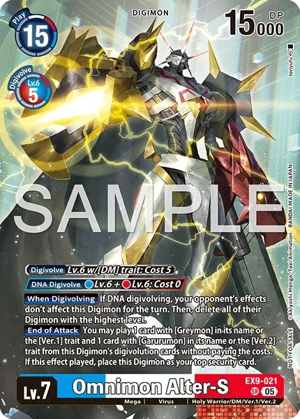 Omnimon Alter-S &mdash; Digimon Card Game card