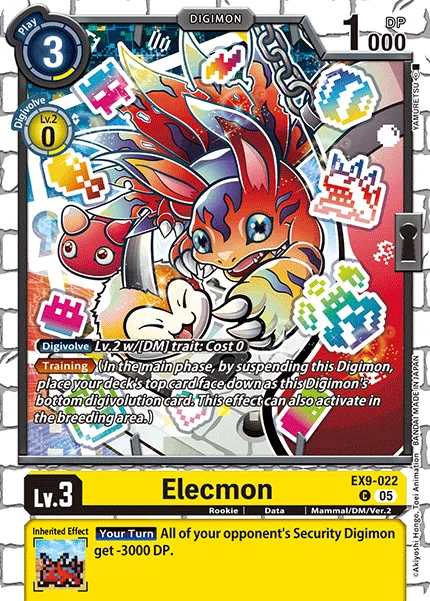Elecmon &mdash; Digimon Card Game card