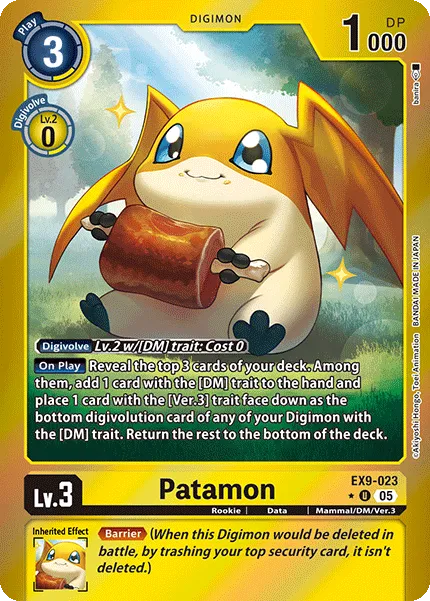 Patamon &mdash; Digimon Card Game card