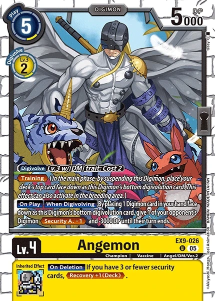 Angemon &mdash; Digimon Card Game card