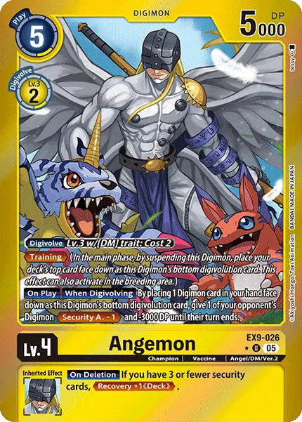 Angemon &mdash; Digimon Card Game card