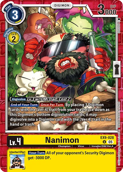 Nanimon &mdash; Digimon Card Game card
