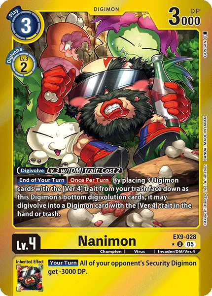 Nanimon &mdash; Digimon Card Game card