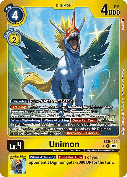 Unimon &mdash; Digimon Card Game card